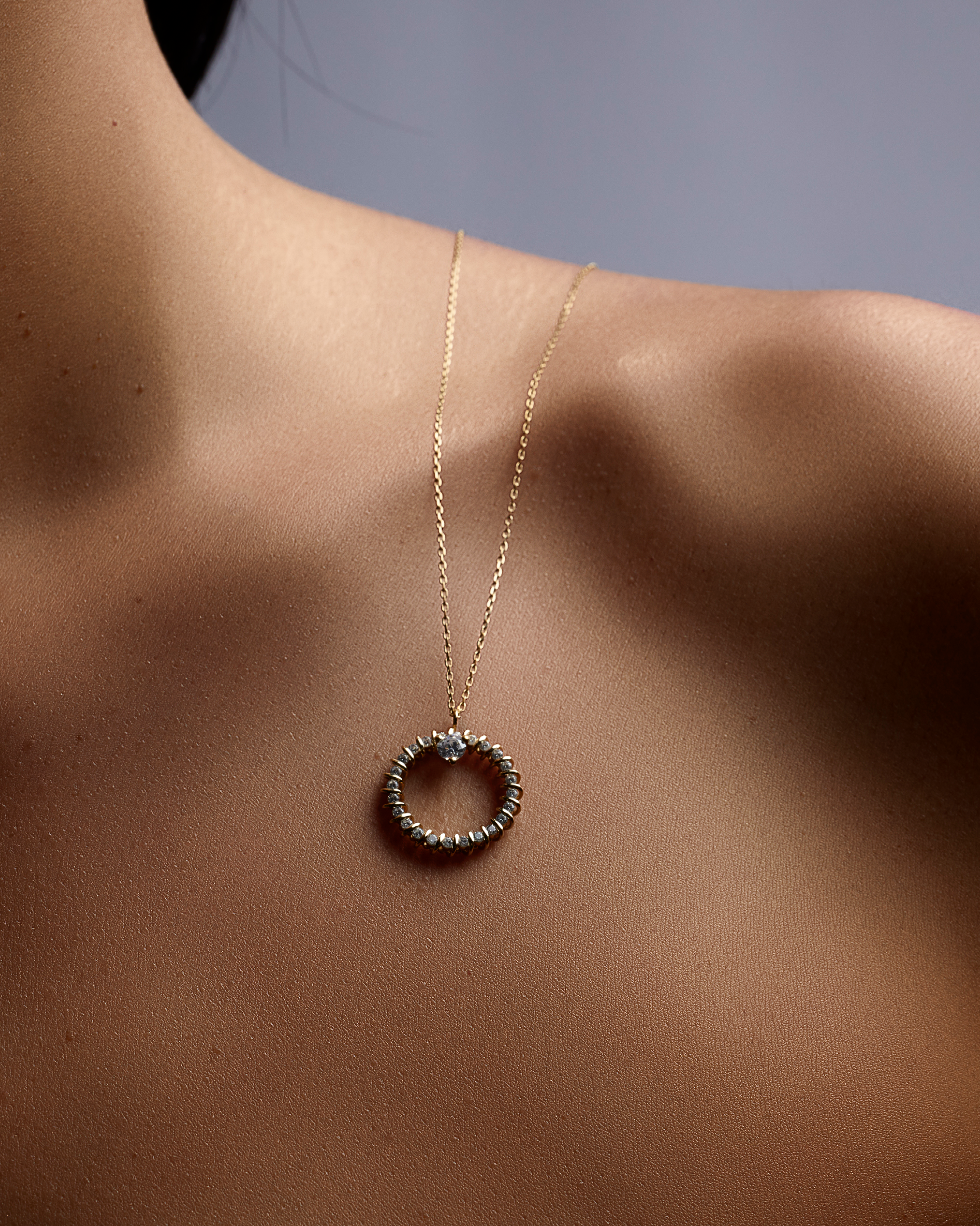  Eleonor necklace with spiral pendant - Eleonor necklace with spiral pendant -  The Future Rocks -    4 