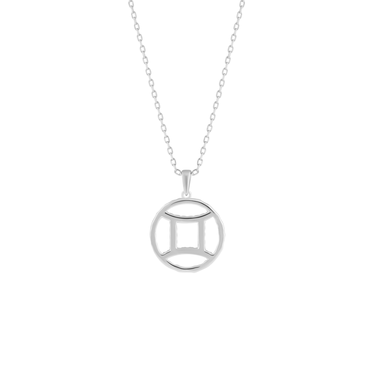  Gemini medallion pendant necklace - Gemini medallion pendant necklace -  The Future Rocks -    5 