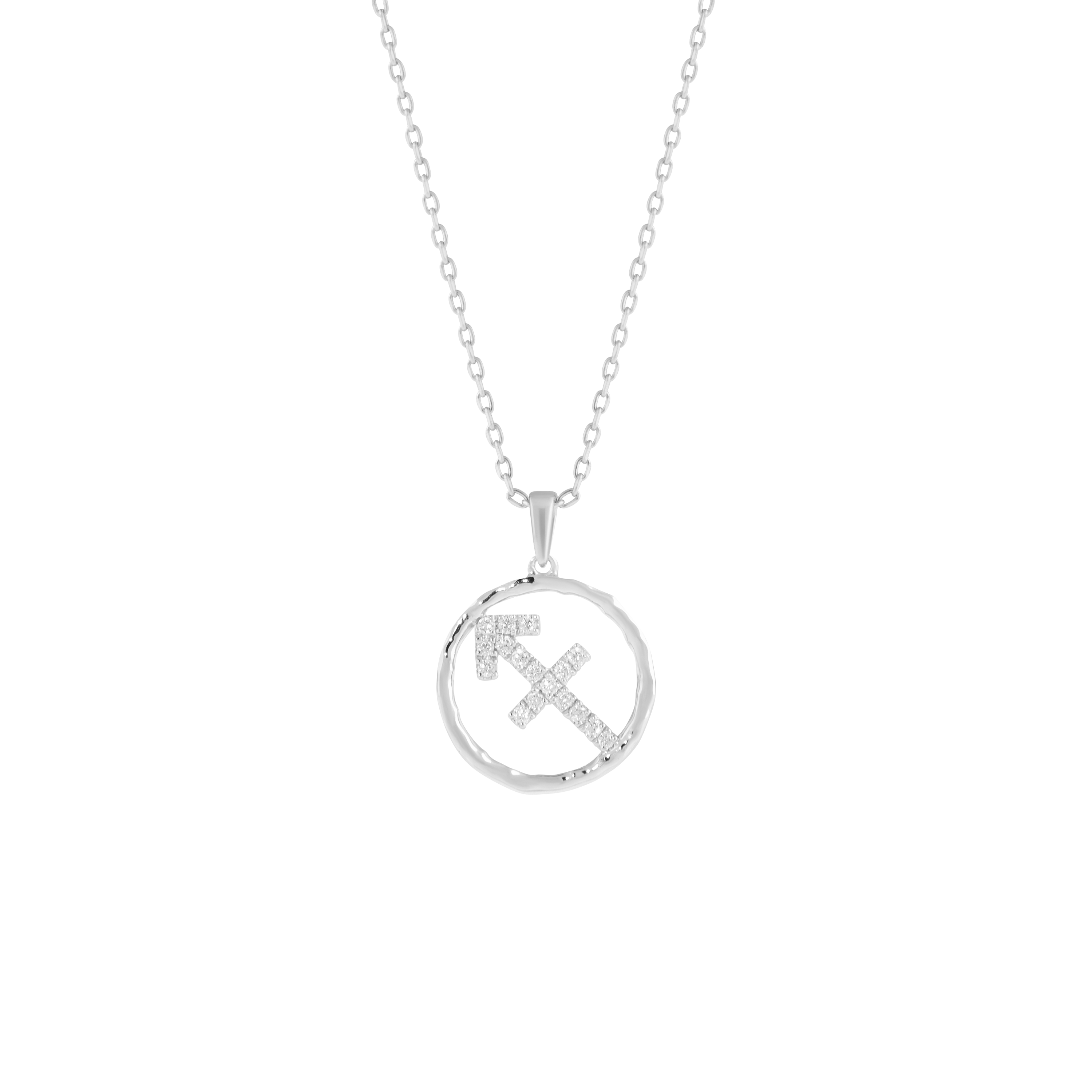  Sagittarius medallion pendant necklace - Sagittarius medallion pendant necklace -  The Future Rocks -    3 