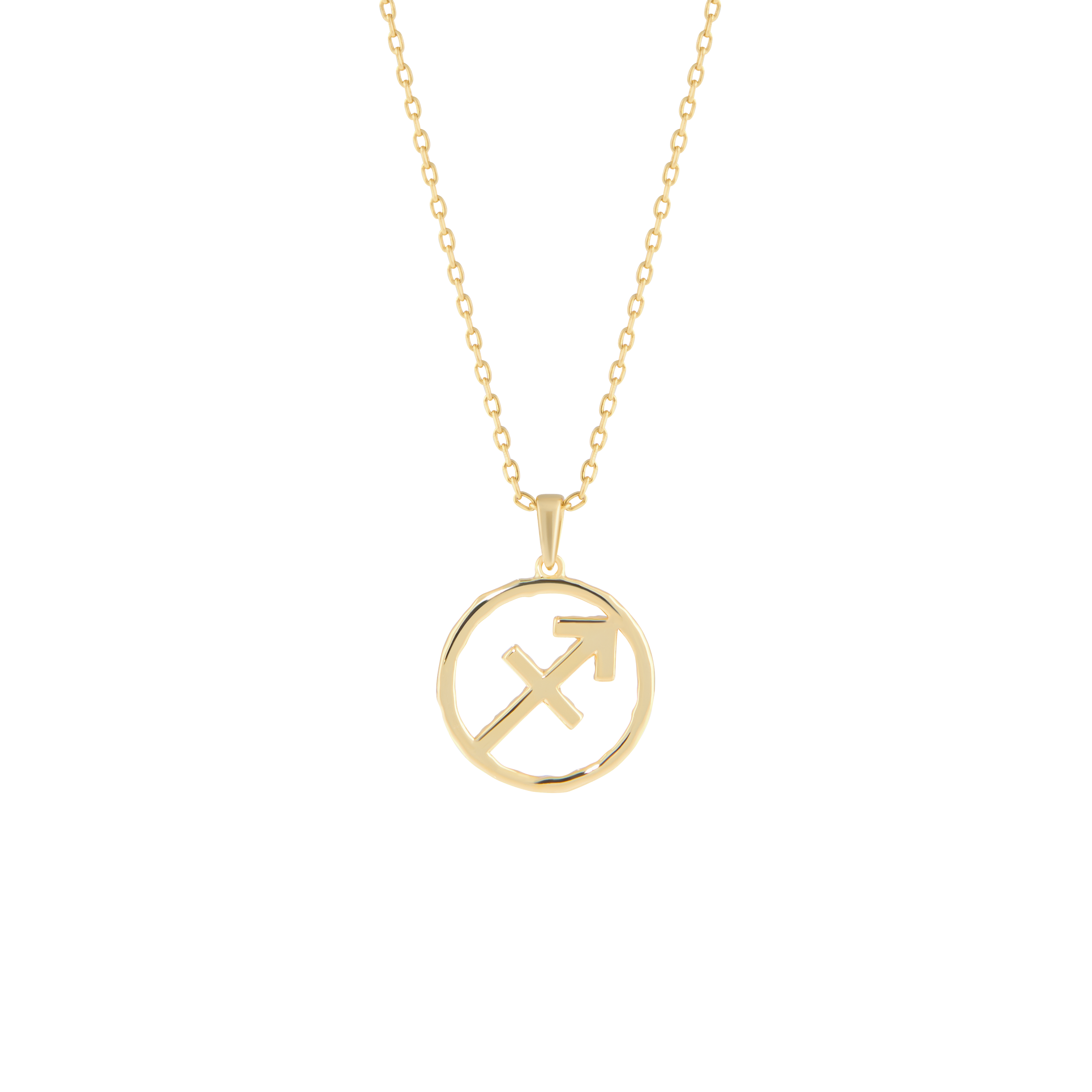  Sagittarius medallion pendant necklace - Sagittarius medallion pendant necklace -  The Future Rocks -    4 