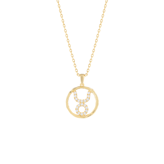  Taurus medallion pendant necklace - Taurus Zodiac Pendant Necklace -  The Future Rocks -    1 