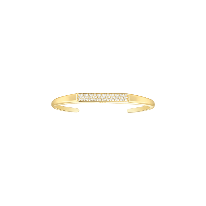  Zulu bangle - Gold Bangle Bracelet with Diamonds -  The Future Rocks -    1 