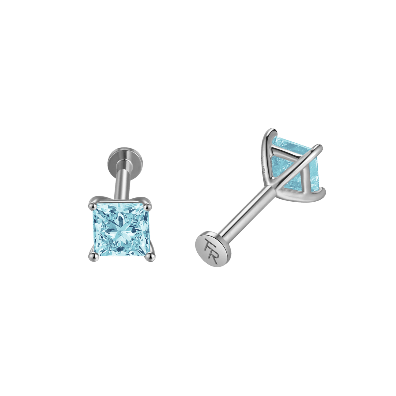  Princess flatback earrings - Princess flatback earrings -  The Future Rocks -    6 