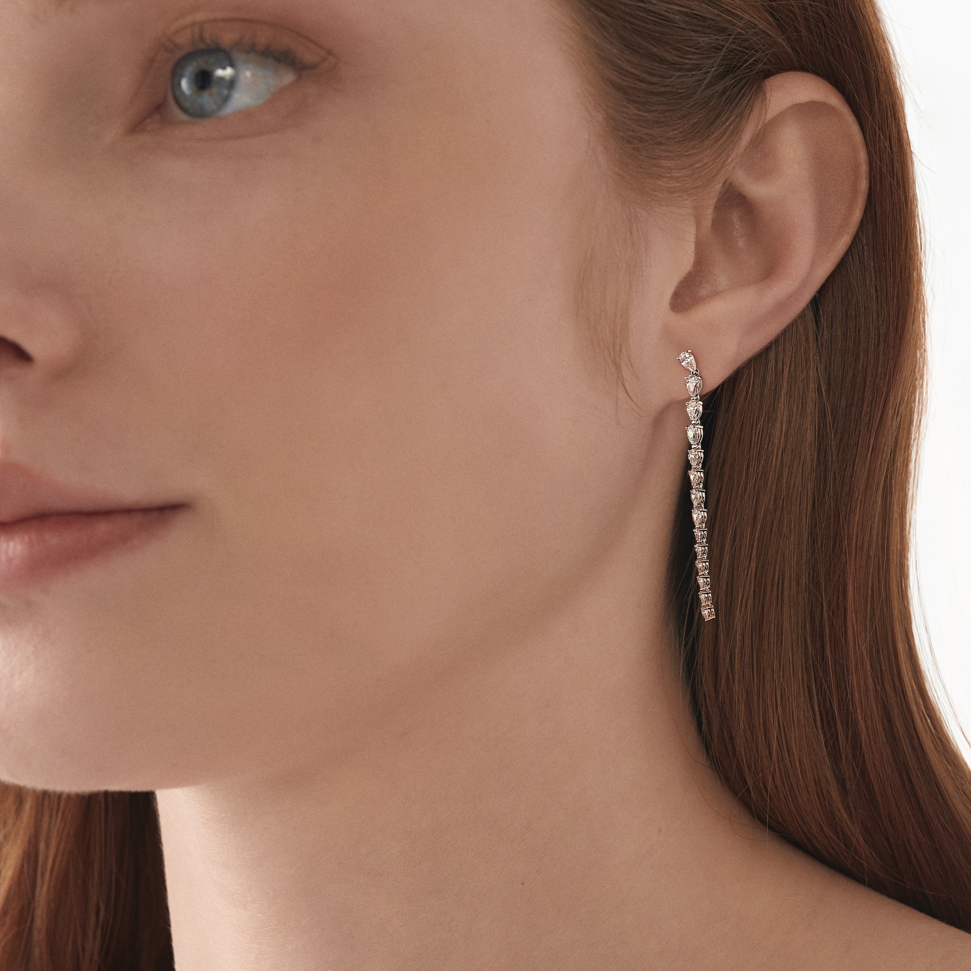Pandora Rhinestone Stud Earrings  Gold  SALE  VICI