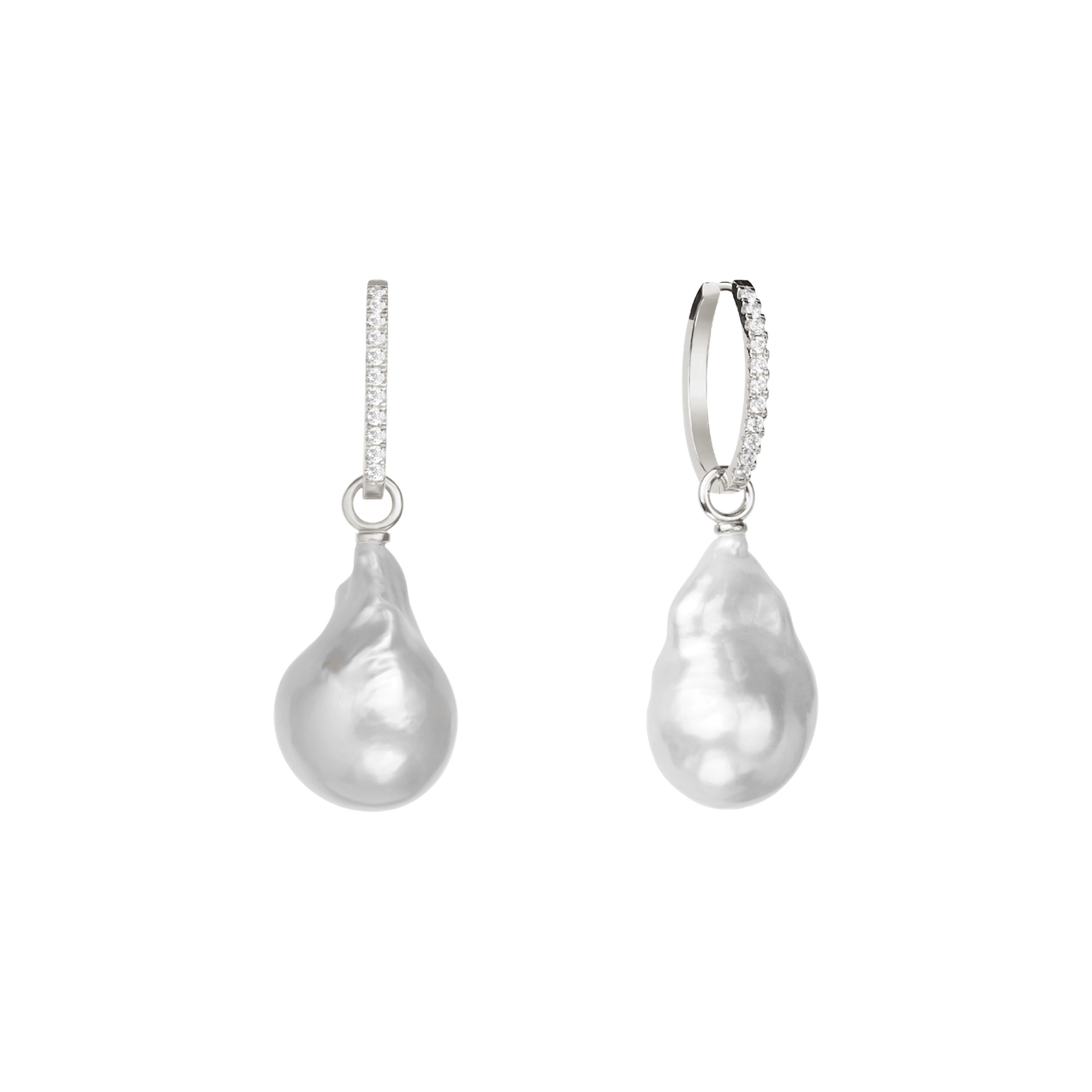  Embrasé pearl hoop earrings - Embrasé pearl hoop earrings -  The Future Rocks -    3 