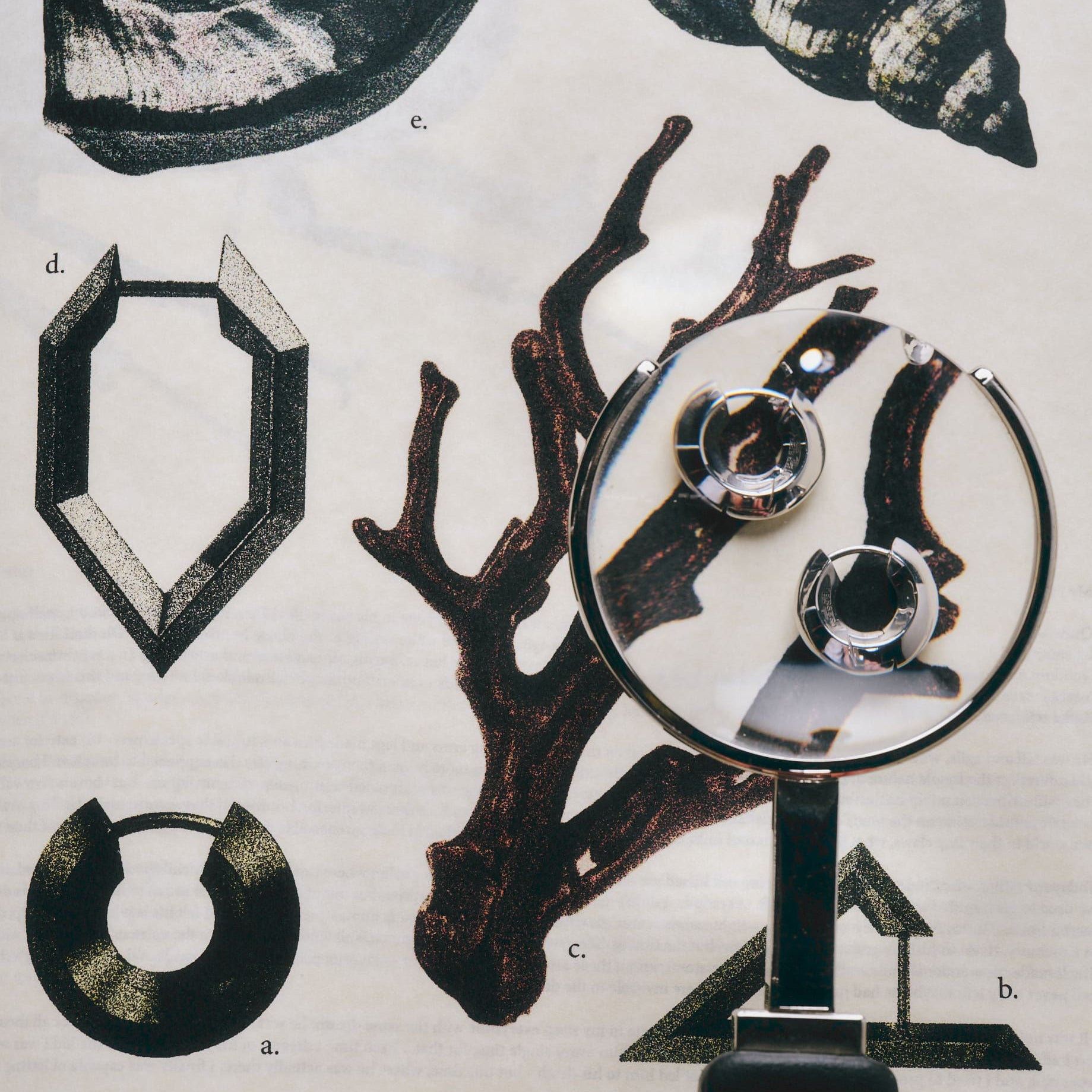  Sculptura circle earrings - Sculptura circle earrings -  The Future Rocks -    6 