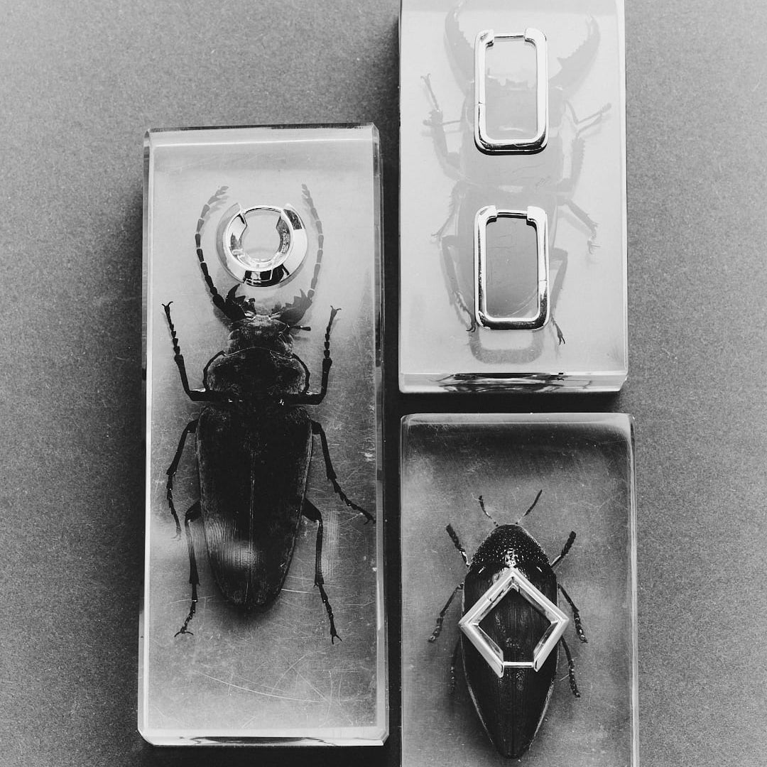  Sculptura circle earrings - Sculptura circle earrings -  The Future Rocks -    9 