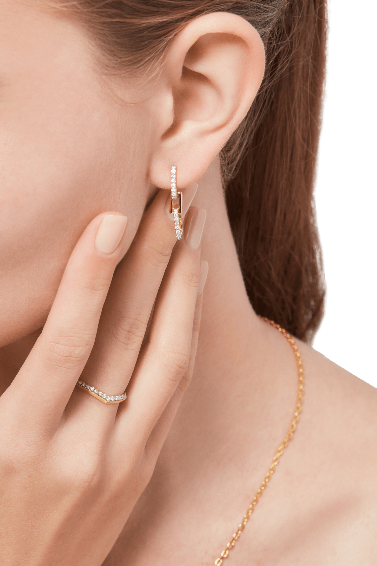  Horizon double link earrings - Horizon double link earrings -  The Future Rocks -    2 