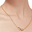 Horizon double-sided pendant necklace