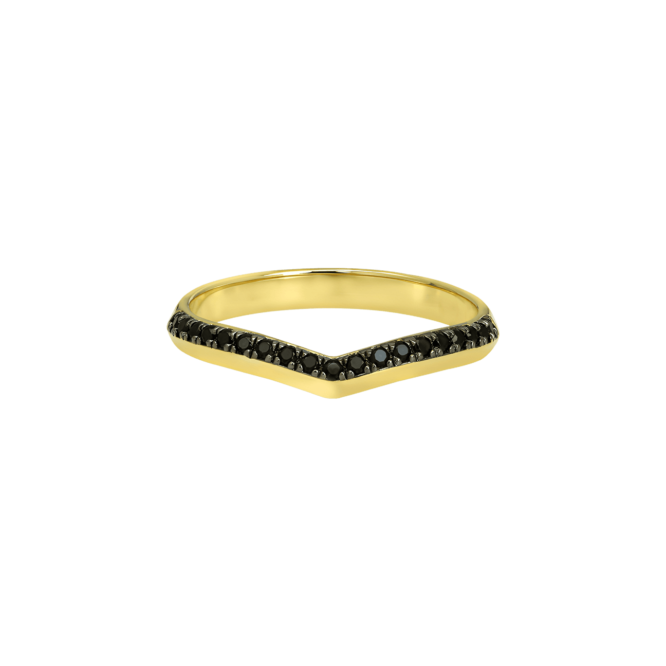  Horizon wishbone ring - Gold Vermeil Wishbone Ring -  The Future Rocks -    1 