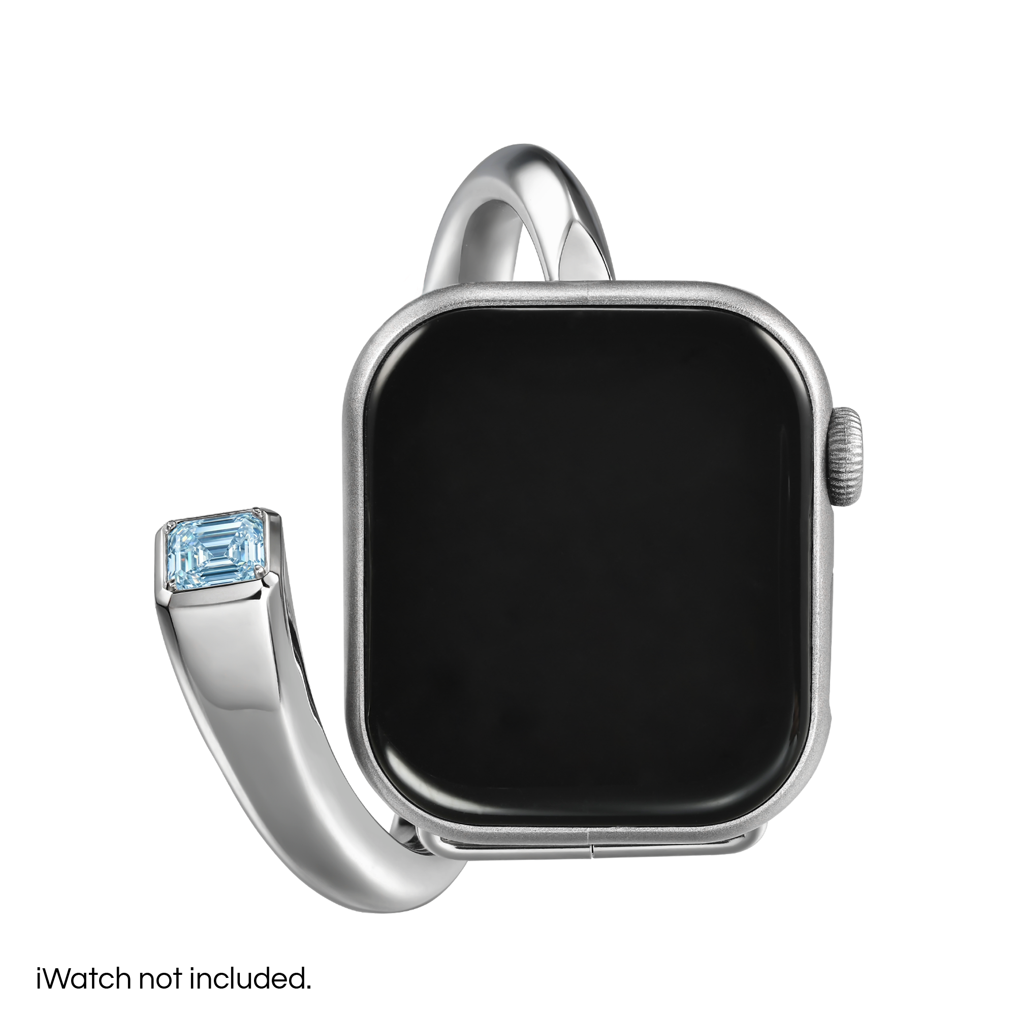 Nova iWatch bangle with aquamarine - Nova iWatch bangle with aquamarine -  The Future Rocks -    1