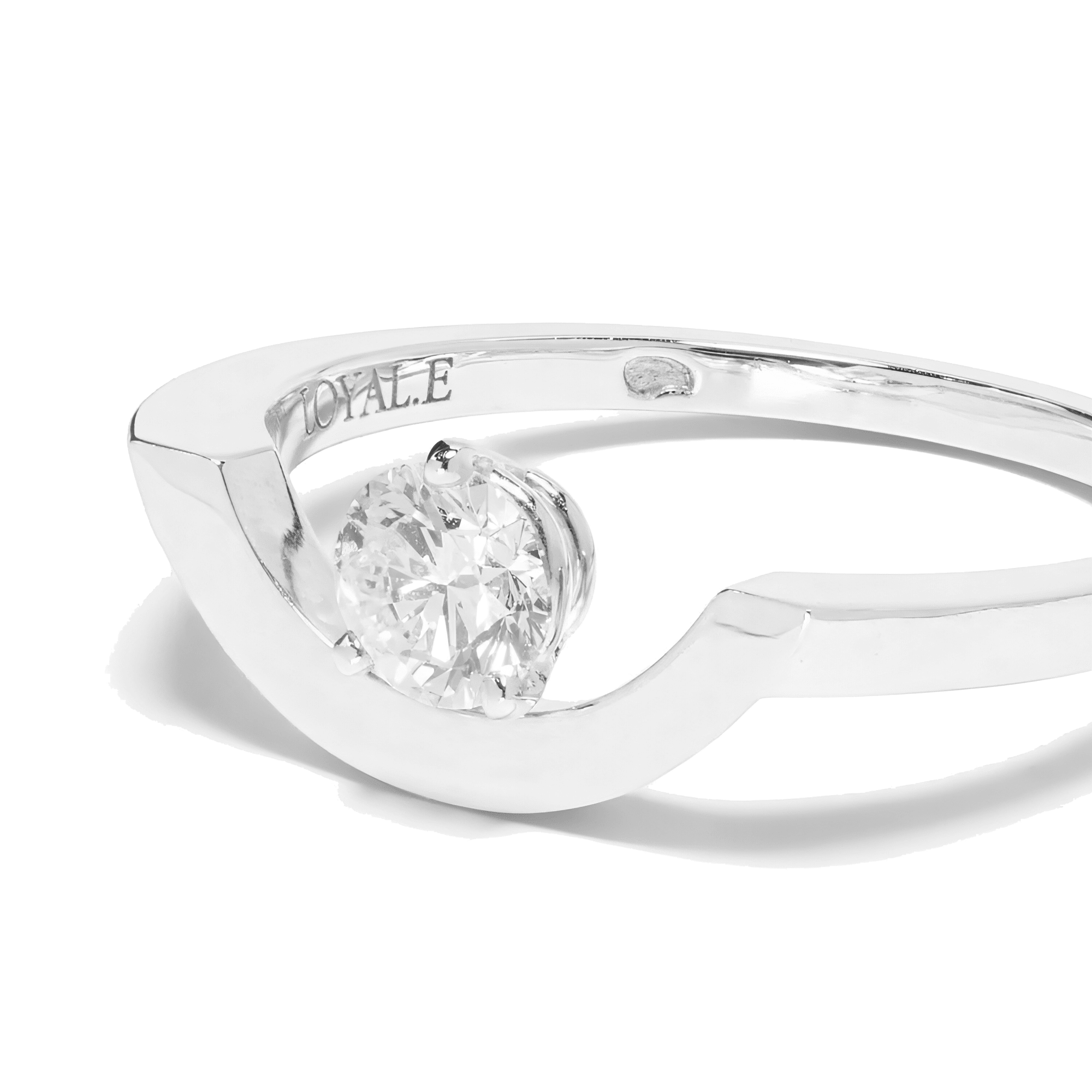  Intrépide grand arc solitaire ring - Intrépide grand arc solitaire ring -  The Future Rocks -    5 