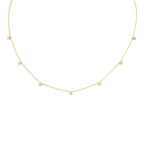  Leya necklace - 14K Recycled Gold Chain Leya Necklace -  The Future Rocks -    1 