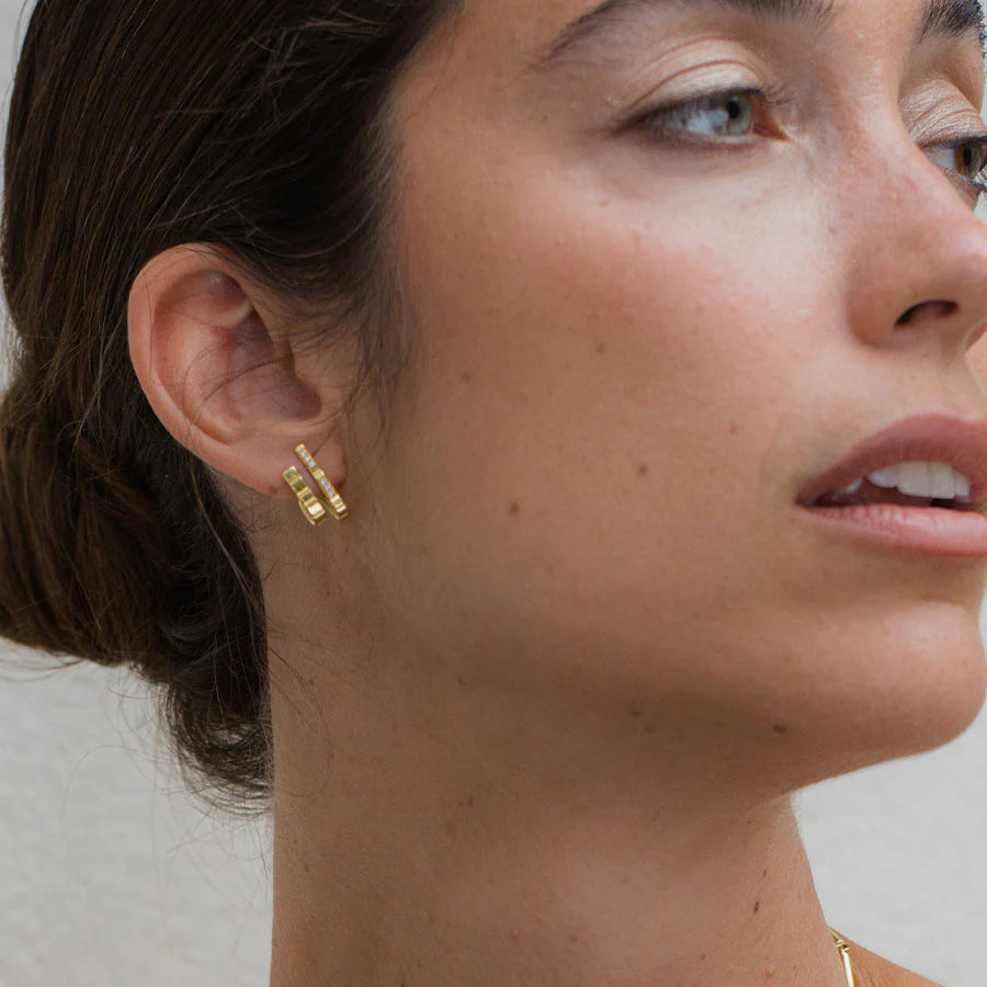  Double loveline earring - Double loveline earring -  The Future Rocks -    2 