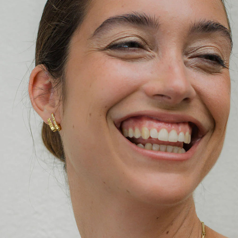  Double loveline earring - Double loveline earring -  The Future Rocks -    3 