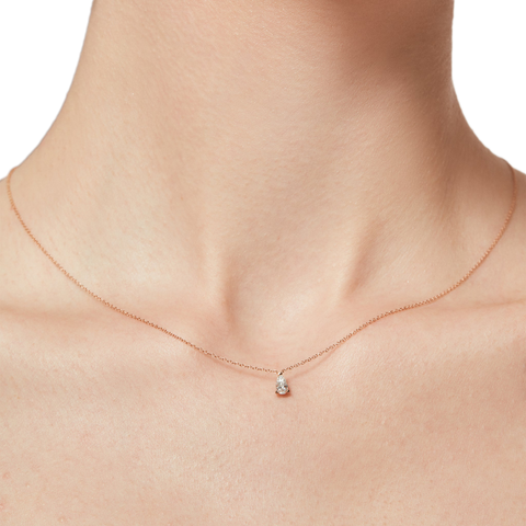 Mars solitaire necklace