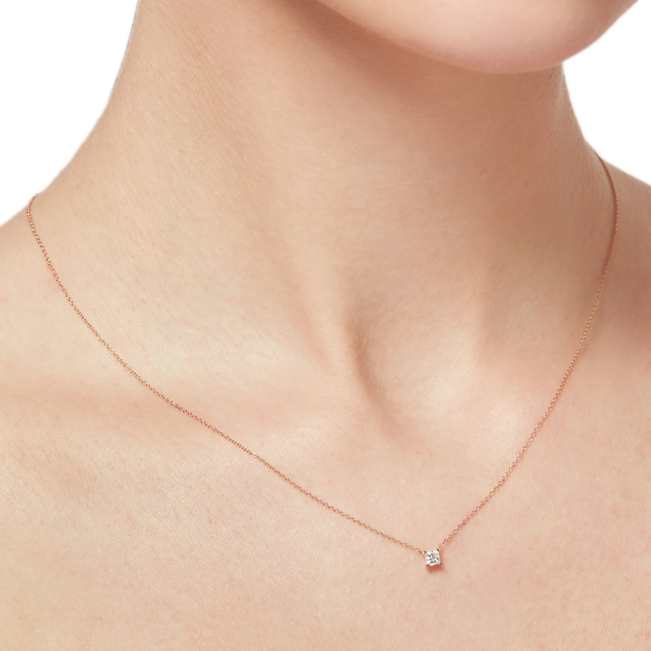  Mercury solitaire necklace 0.2ct - Mercury solitaire necklace 0.2ct -  The Future Rocks -    2 