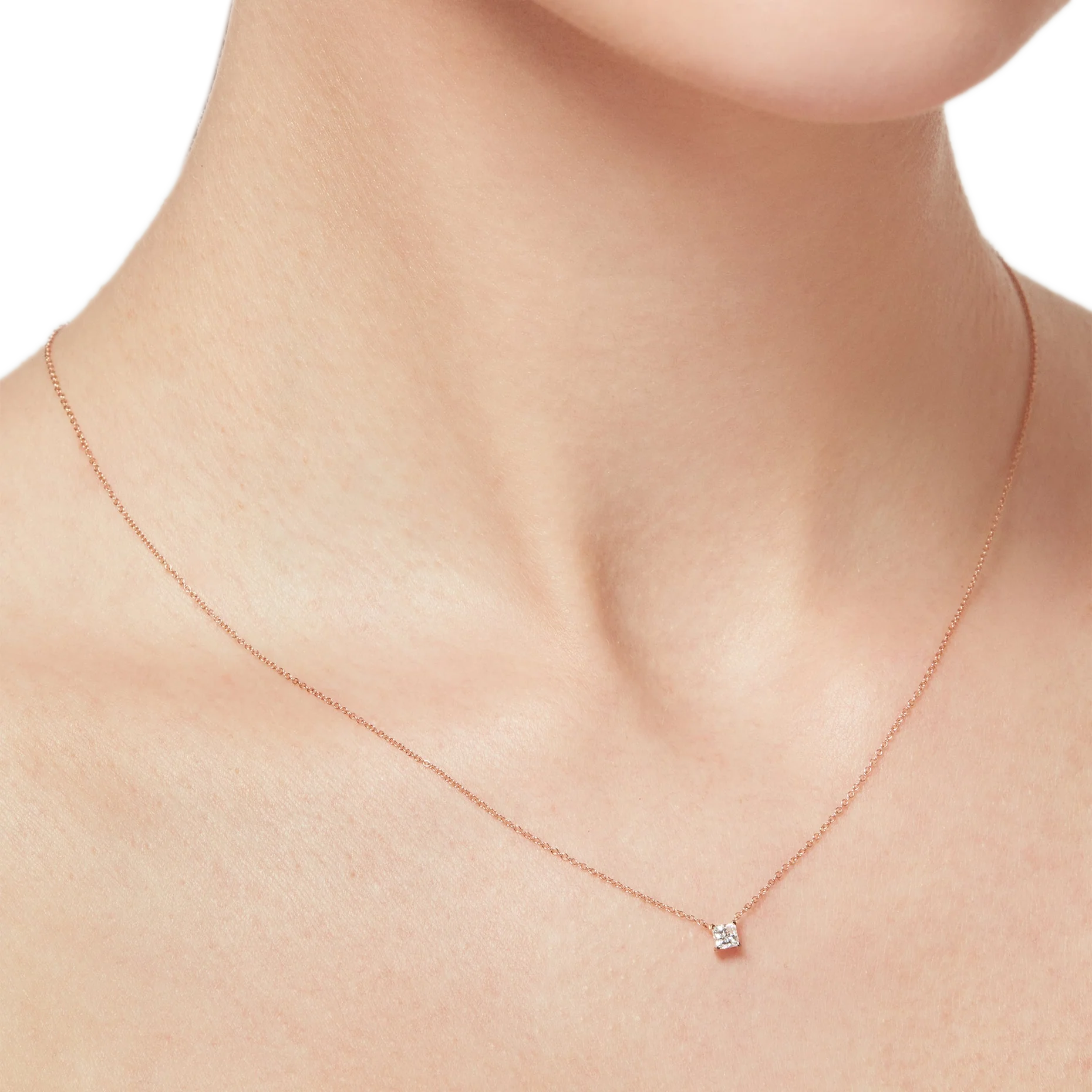  Mercury solitaire necklace 0.2ct - Mercury solitaire necklace 0.2ct -  The Future Rocks -    2 