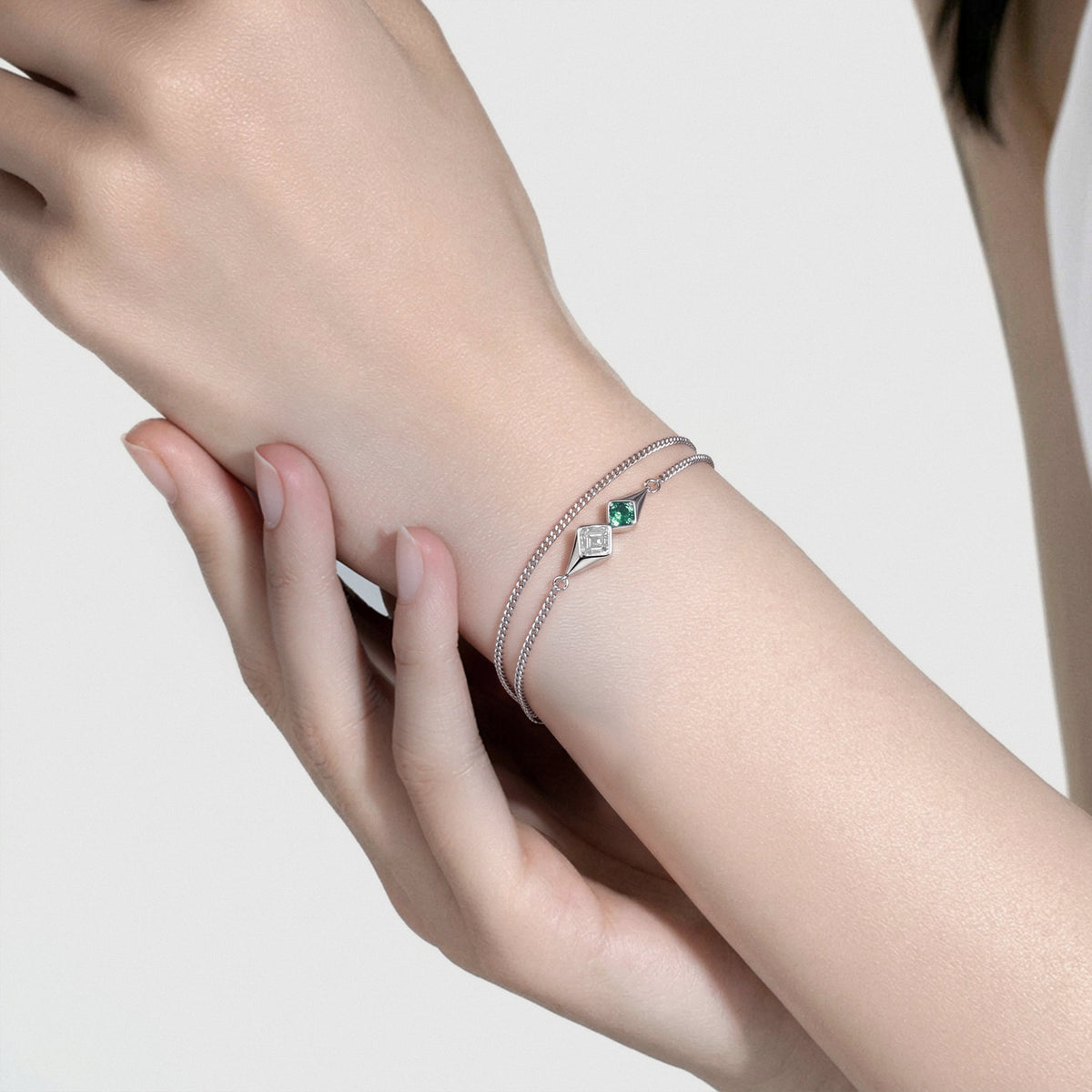 Nova double chain bracelet - Nova double chain bracelet -  The Future Rocks -    2