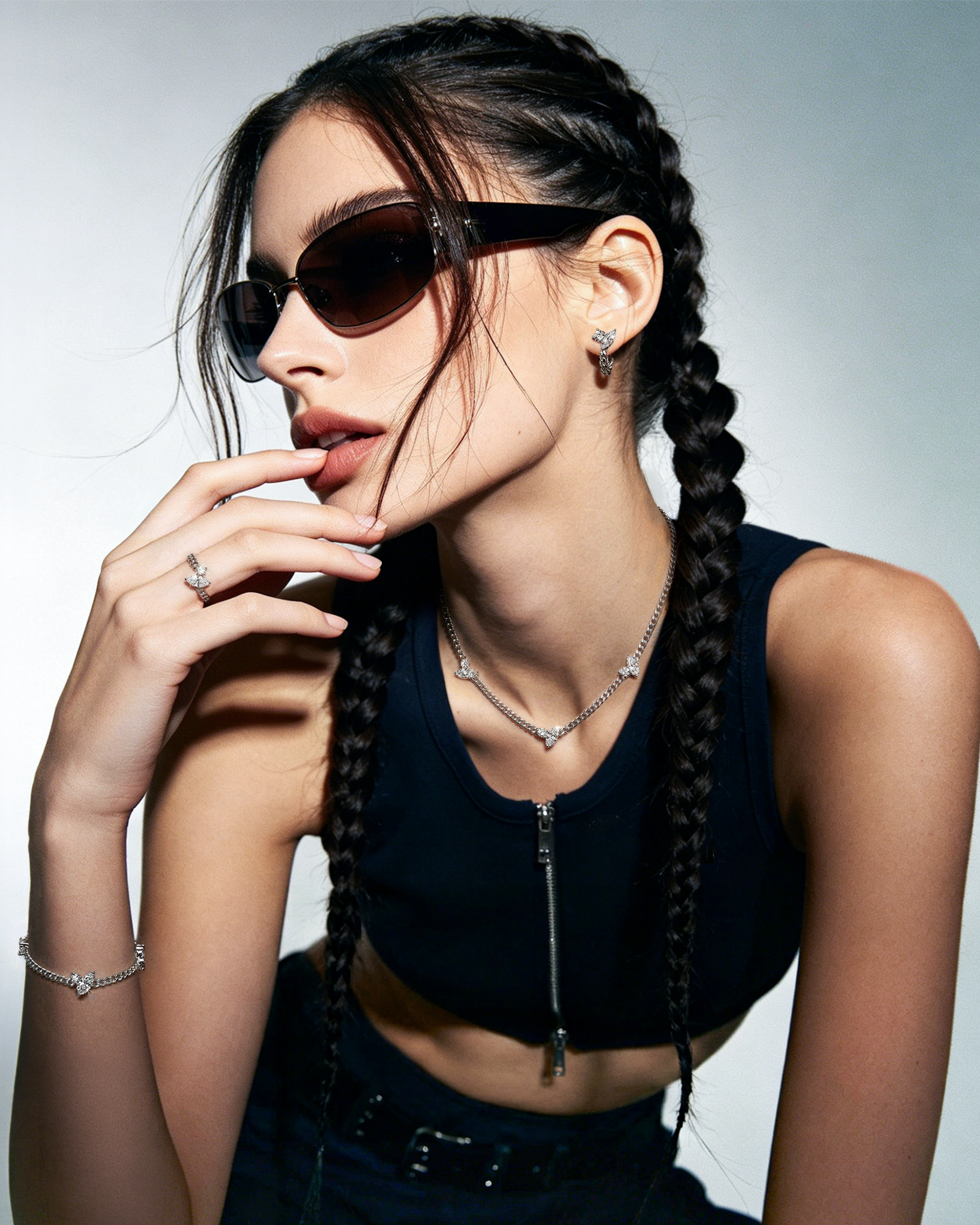  Clara curb-link ring - Clara curb-link ring -  The Future Rocks -    2 