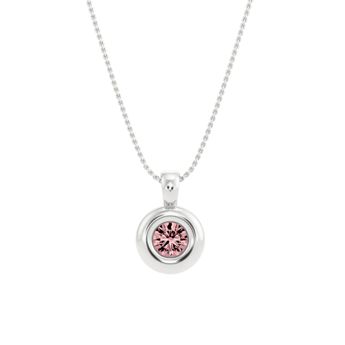  Orapa rosa necklace - Orapa Lab-Grown Pink Diamond Necklace -  The Future Rocks -    4 