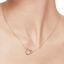 Orbit pink necklace