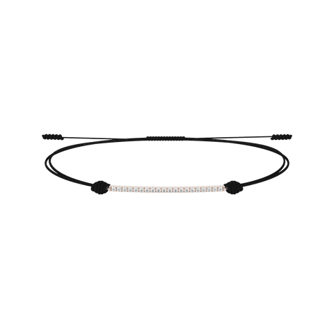  Adachi bracelet - Lab-Grown Pave Diamond Bolo Bracelet -  The Future Rocks  -    1 
