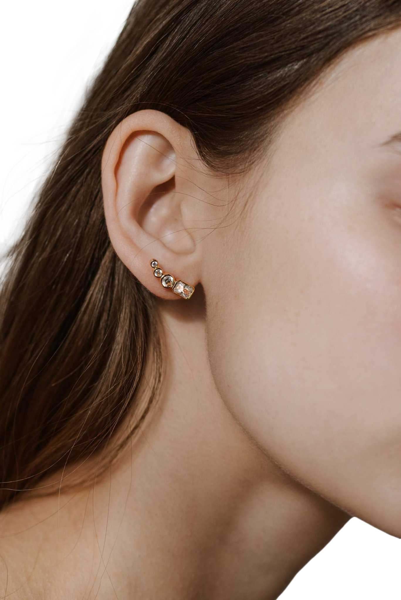  Thea diamond ear pin - Thea diamond ear pin -  The Future Rocks -    2 