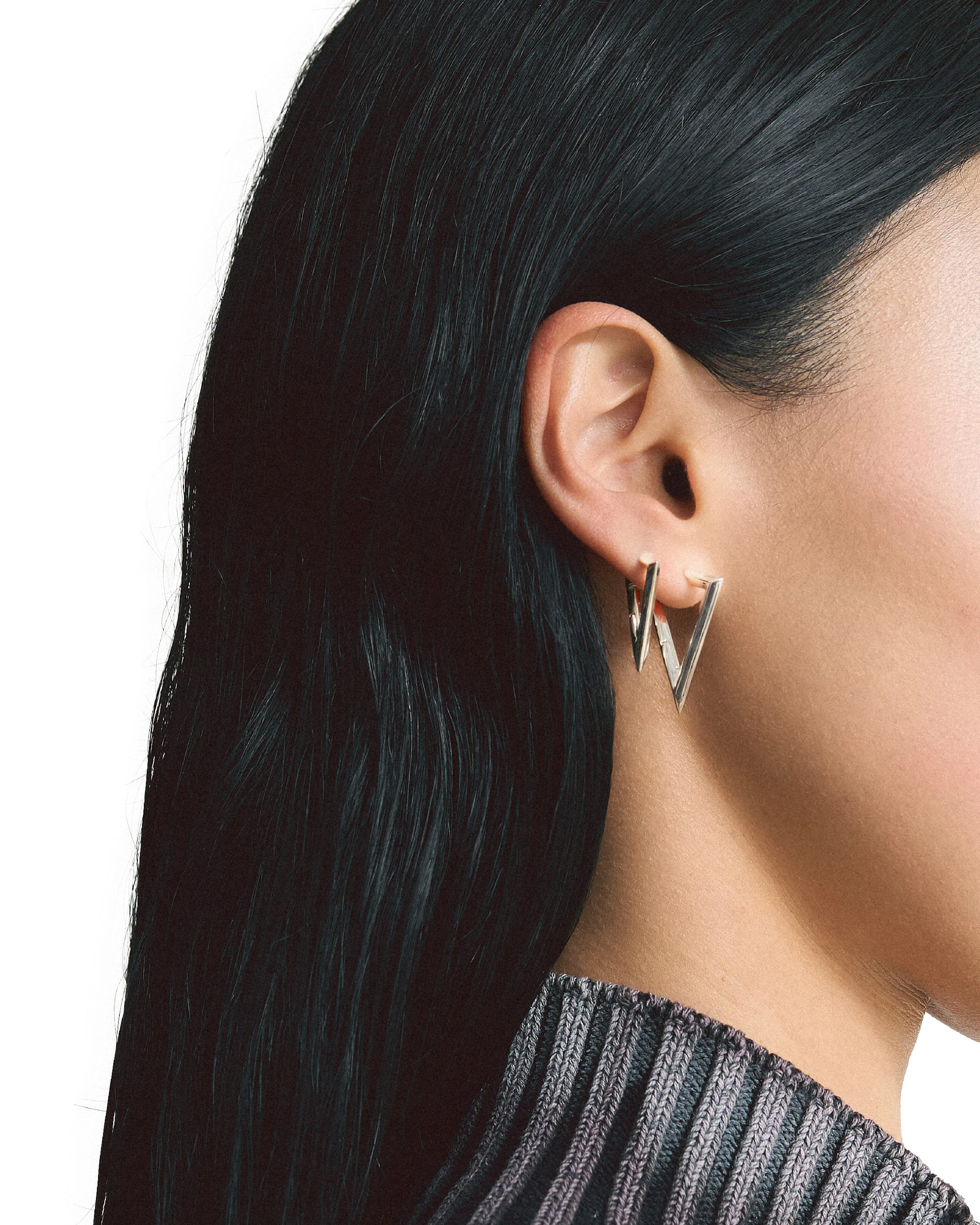  Sculptura triangle small earrings - Sculptura triangle small earrings -  The Future Rocks -    2 