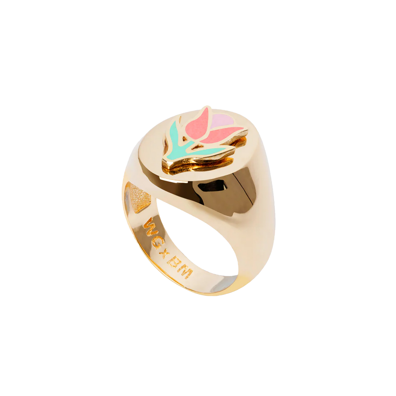  Gold tulip ring - Gold tulip ring -  The Future Rocks -    1 