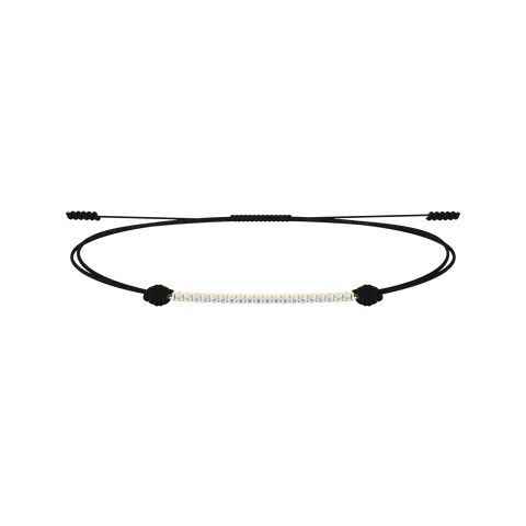  Adachi bracelet - Lab-Grown Pave Diamond Bolo Bracelet -  The Future Rocks  -    5 