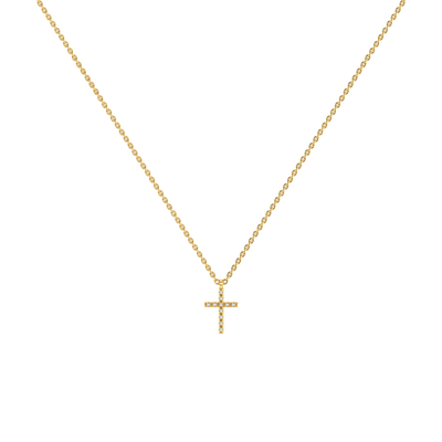  Cross necklace - Diamond Cross Pendant Necklace -  The Future Rocks  -    1 