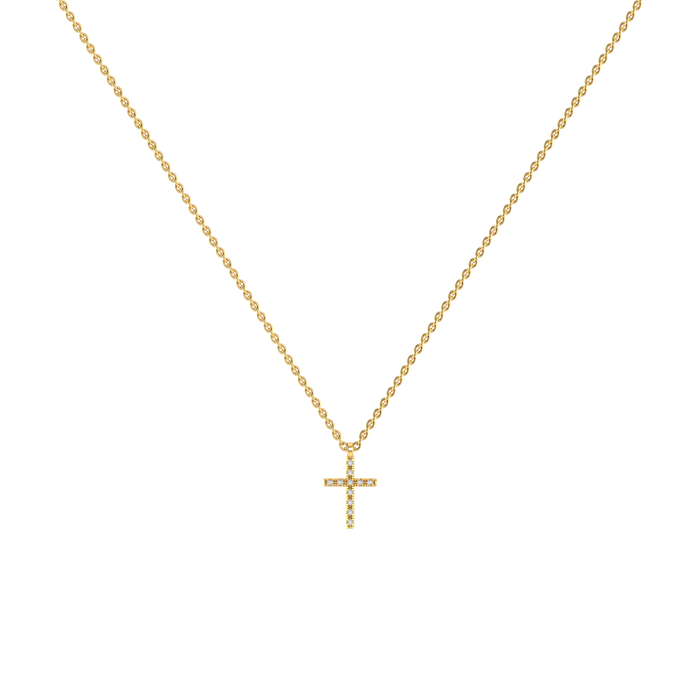  Cross necklace - Diamond Pendant Cross Necklace -  The Future Rocks -    1 