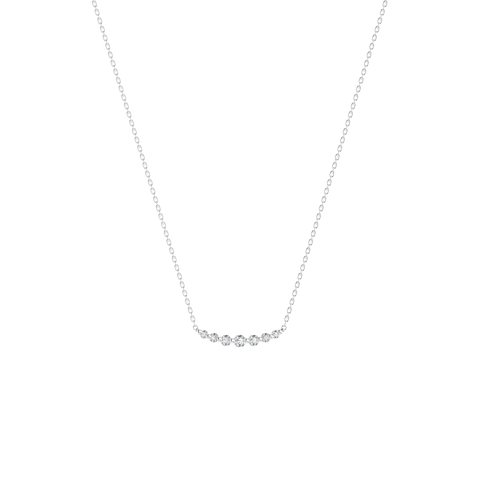  Double degrade necklace - Degrade Lab-Grown Diamond Seven Stone Necklace -  The Future Rocks  -    3 