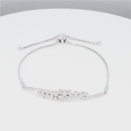 Drizzle bracelet - 14K white gold lab-grown diamond bracelet - The Future Rocks