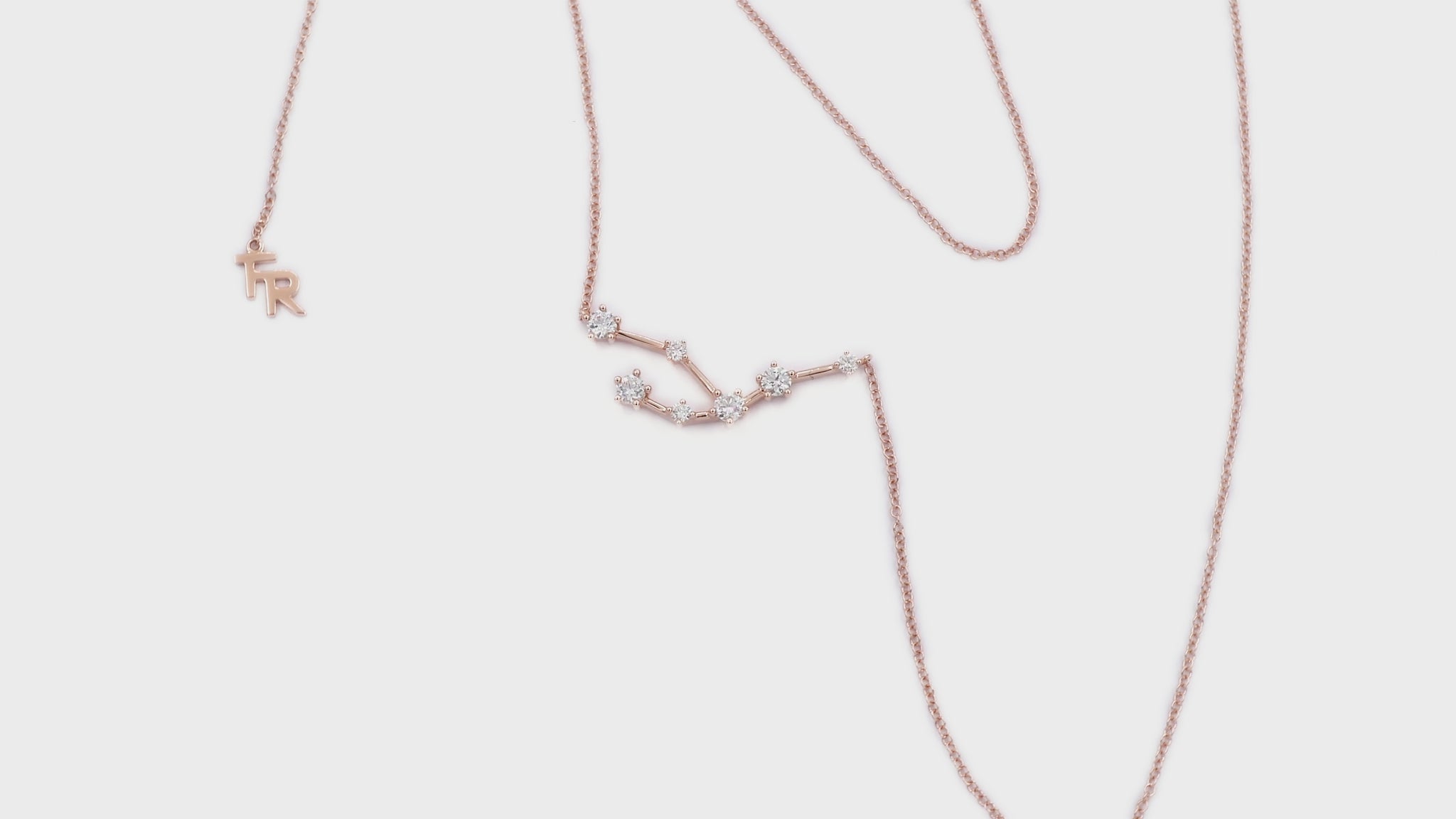 Taurus necklace - 18k gold lab-grown diamond zodiac necklace - The Future Rocks