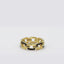 Alondra - Horizon link ring - 18k recycled gold vermeil lab-grown black spinel ring - Video 01