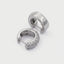 Smiling Rocks - Essentials petite earrings II - 14k white gold lab-grown diamond earrings - Video 01