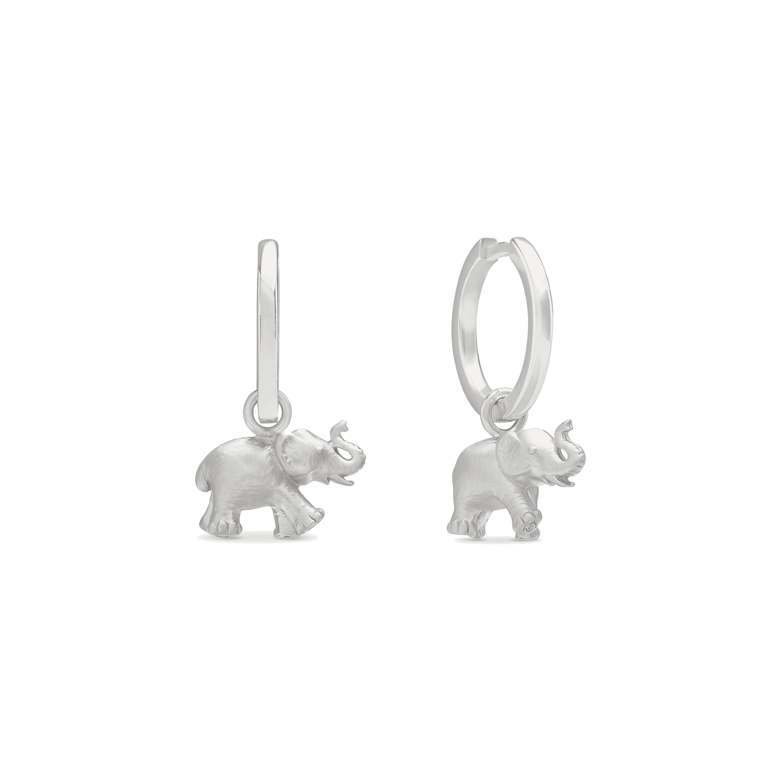  Alfil charm huggies hoops - Alfil charm huggies hoops -  The Future Rocks -    3 