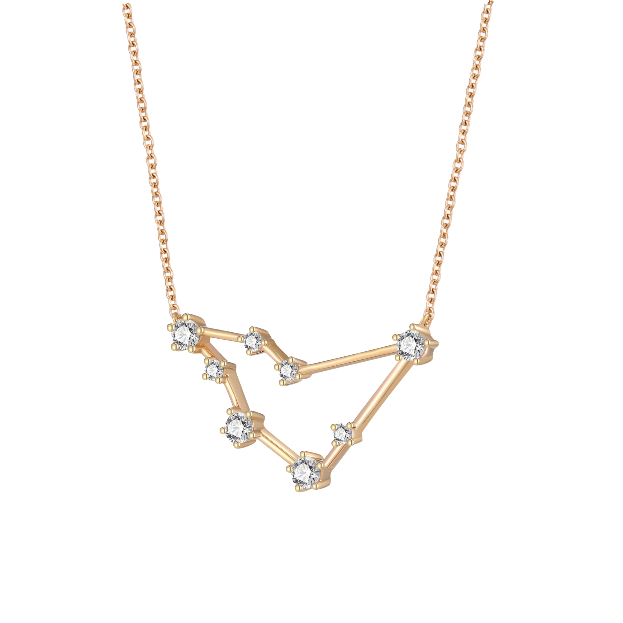 Capricorn Constellation Necklace- 14kt Rose Gold Fill | LUCIUS Jewelry