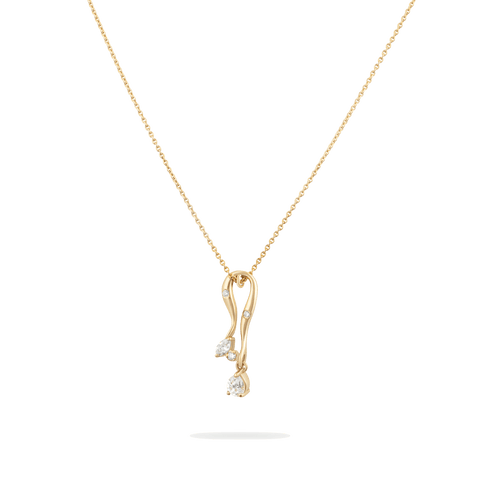 Desejo necklace - 14k recycled gold lab-grown diamond necklace from The Future Rocks