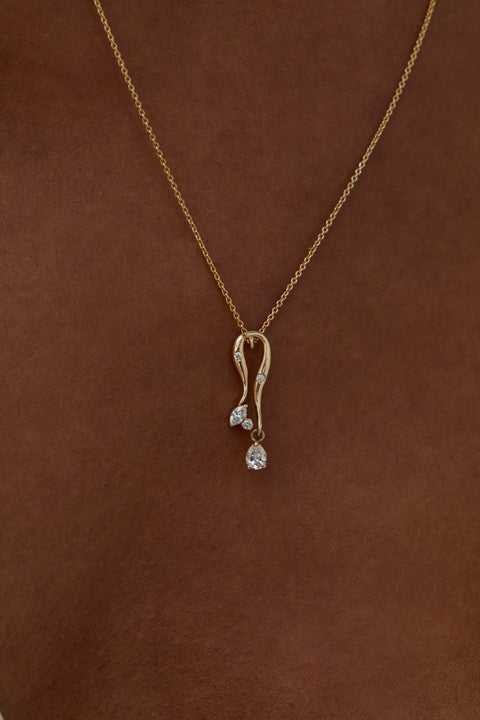  Desejo necklace - Lab-Grown Diamond Desejo Necklace -  The Future Rocks  -    2 