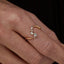  Constellation ring - 14k Recycled Gold Diamond Constellation Ring -  The Future Rocks  -    2 