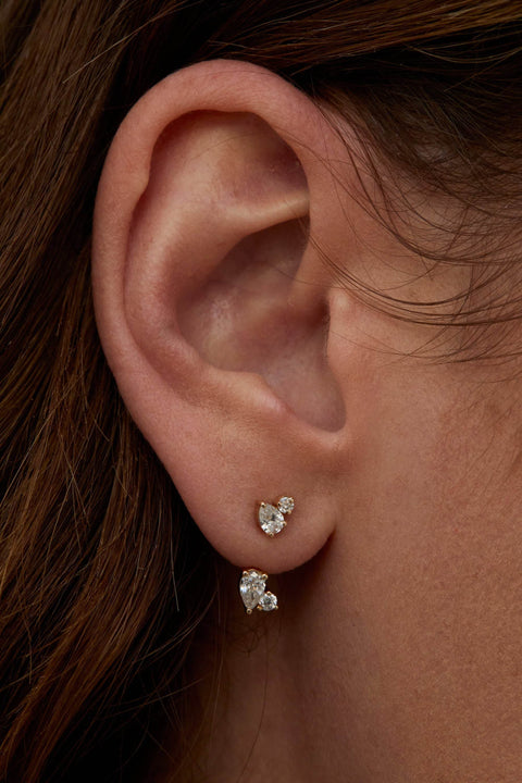  Cosmos earrings - Cosmos Lab-Grown Diamond Stud Earrings -  The Future Rocks  -    2 