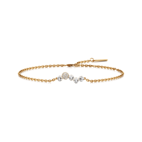 Lab Grown Diamond Cord Bracelets with 18K Recycled Gold