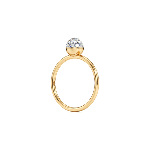  Bubble solitaire ring - Lab-Grown Diamond Bubble Solitaire Ring -  The Future Rocks  -    1 