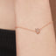 Alphabet LGD pendant bracelet - Lab-Grown Diamond Initial Bracelet -  The Future Rocks  -    4