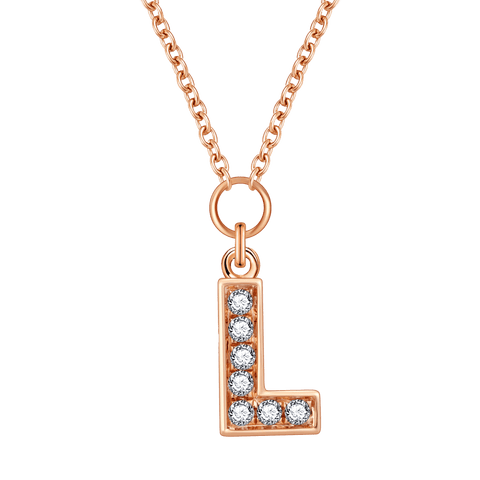  Alphabet LGD pendant necklace -  -  The Future Rocks  -    10 