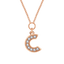  Alphabet LGD pendant necklace - Alphabet Lab-Grown Diamond Pendant Necklace -  The Future Rocks  -    5 