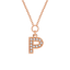  Alphabet LGD pendant necklace - Alphabet Lab-Grown Diamond Pendant Necklace -  The Future Rocks  -    6 